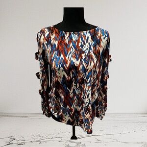 Sew In Love Vibrant Abstract Top - Size S